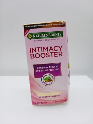 Natures Bounty Intimacy Booster 60 Capsules 12/2025