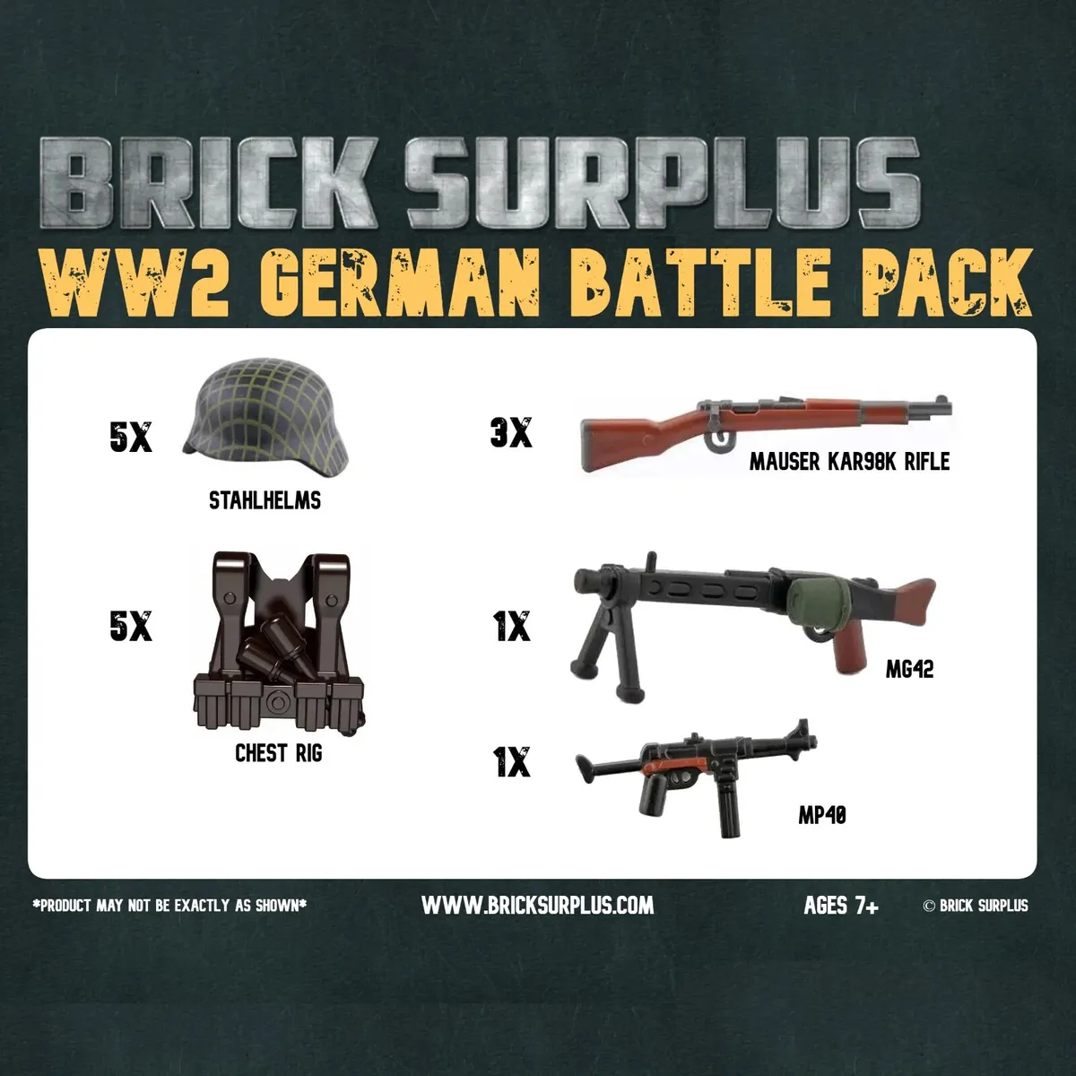 WW2 Battle Packs — Brick Block Army