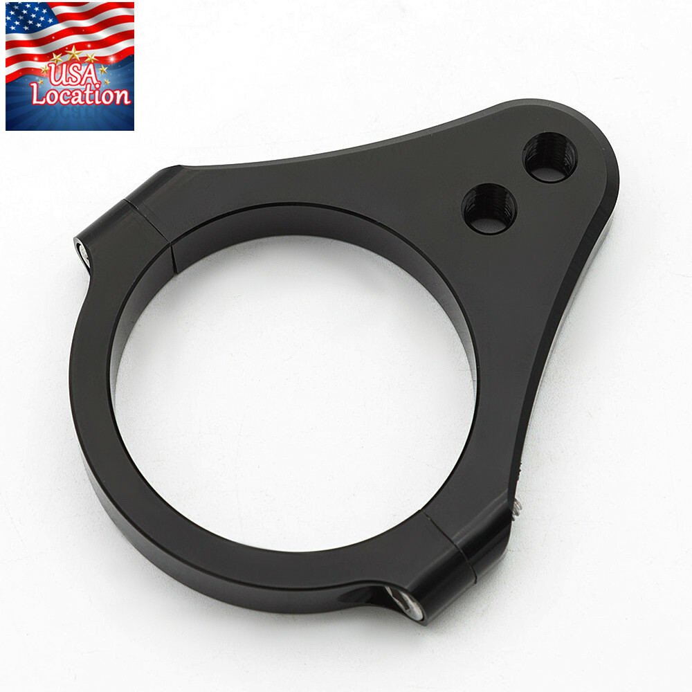 【m-desu】（1） 53mm Black Universal Motorcycle Steering Damper Fork Frame