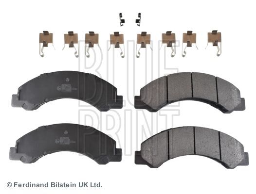 Blue Print ADZ94223 Bremsbelagsatz, Scheibenbremse Vorne Hinten FüR Toyota-image