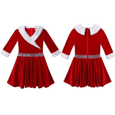 Kids Girls Sundress Stage Dressing Roller Dress Up Festive Dresses  Masquerade | eBay