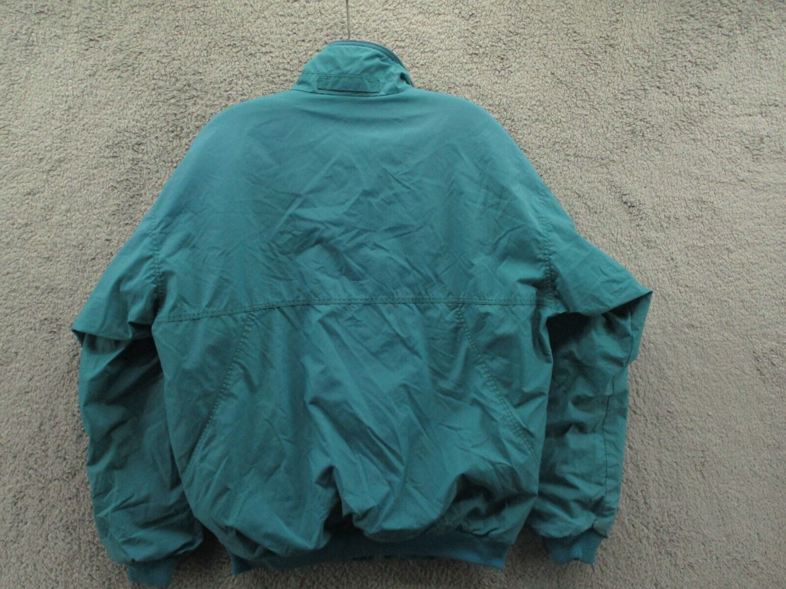 Vintage 90s Patagonia Jacket Teal Fleece Lined *Stained* USA Made Womens  Size 14
