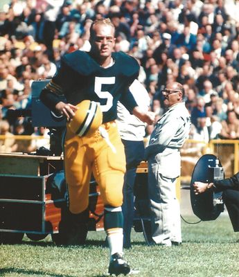 PAUL HORNUNG GREEN BAY PACKERS 8X10 SPORTS ACTION PHOTO J
