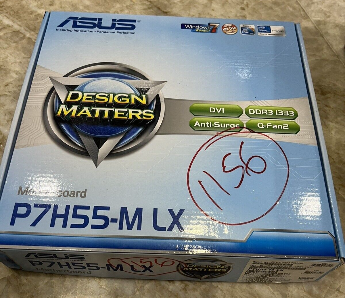 札幌 ASUS X55U-SX007H CPU AMD BRAZOS Dual CORE C60 メモリ2MB HDD320GB WIN8 中古 ASUS P7H55-M LX Rev 1.02G Intel H55 Socket 1156 mATX Motherboard