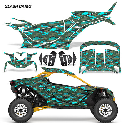 Utv Graphics Aufkleber Sticker für Can-Am R 2DR 2024-25 Slashcamo TL