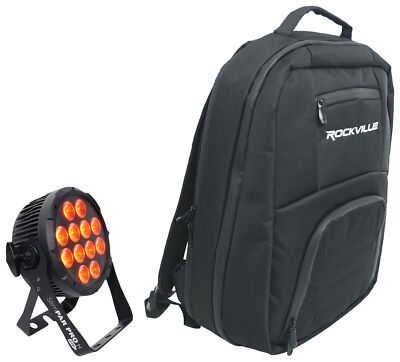 Chauvet DJ SlimPar Pro H USB D-Fi RGBAW+UV LED Par Can Wash Up-Light + Backpack