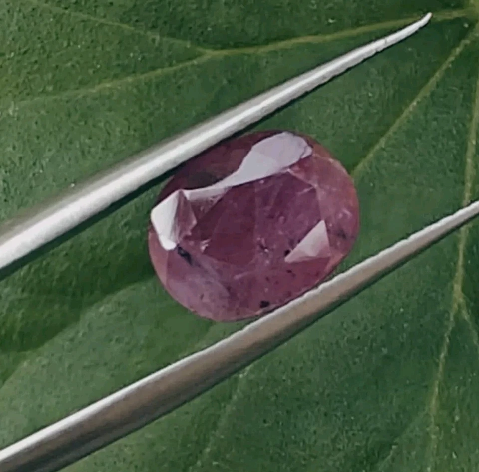 2.70 Cts Natural Unheated Afghan Reddish Pink Ruby Oval   - Image 2 of 4
