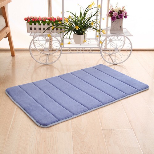 Memory Foam Soft Bath Mat Bathroom Floor Rug Anti-skid Carpet Hot Sale - Imagen 17 de 25