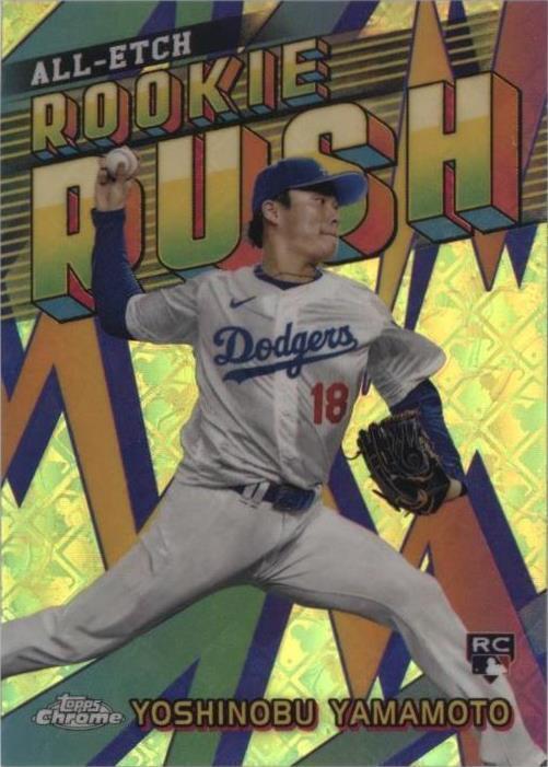 れこ　0808 2024 Topps Chrome Logofractor Edition - Yoshinobu Yamamoto #CERL-8