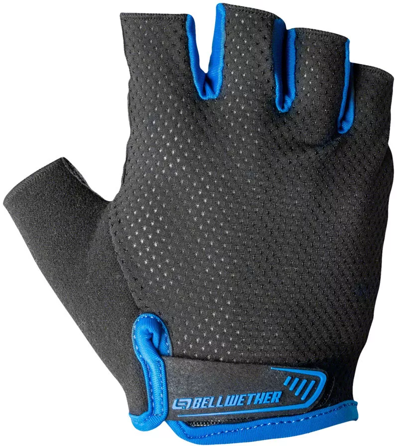 Bellwether Gel Supreme Gloves   Royal Blue Short Finger Men's Large