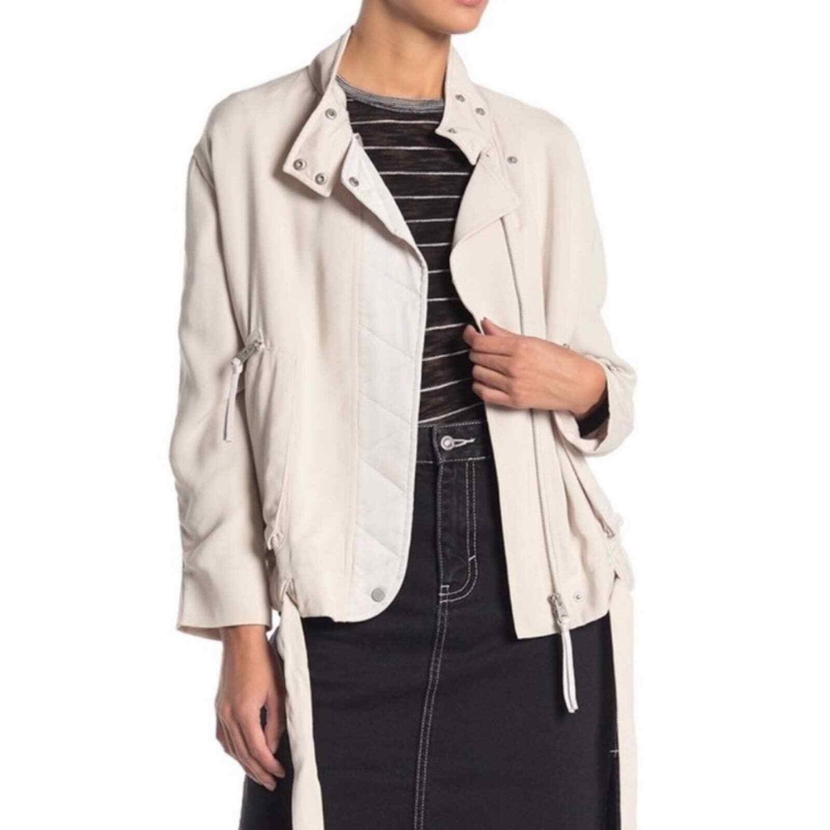 定価21万ALL SAINTS 希少（M）S！ムートンジャケット美品 2025年