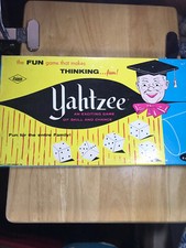 Yahtzee game, complete, Lowe, Made in USA 1956