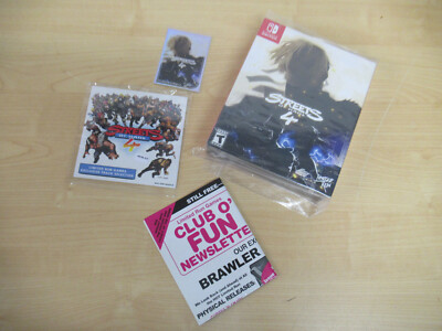 Streets of Rage 4 Limited Run Nintendo Switch NSW Soundtrack Classic Edition #65