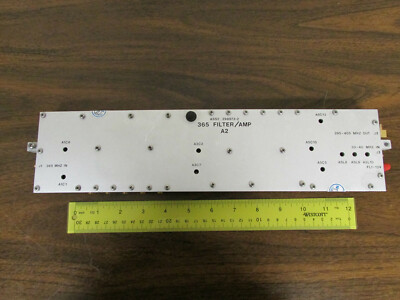 Eaton Aerospace EID 365 Filter/Amp A2  RF Microwave