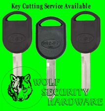 Lot of Three (3) Ford Ilco PATS Transponder RFID Security Chip Key Blank