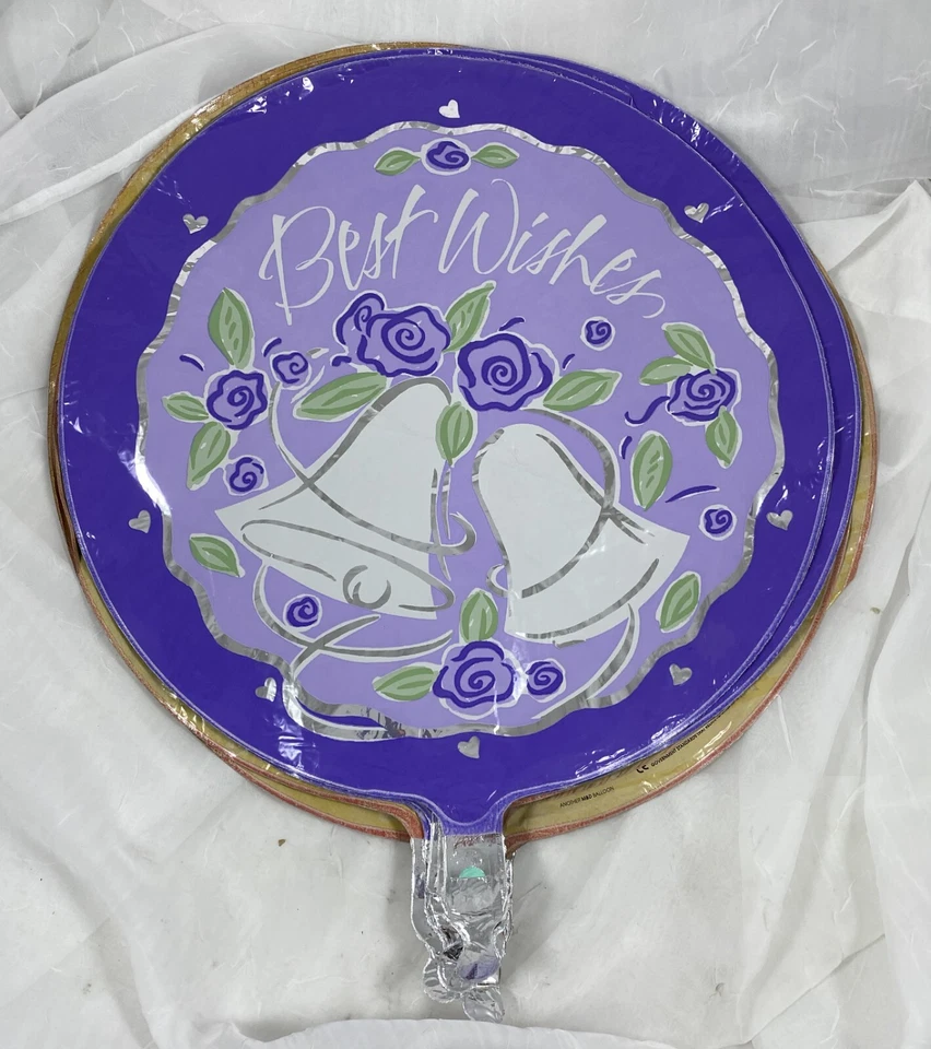 (25) GLOBOS MYLAR ANIVERSARIO - MAXINE, ROSAS, MEJORES DESEOS, CORAZONES, CAMPANAS Foto 3 de 4