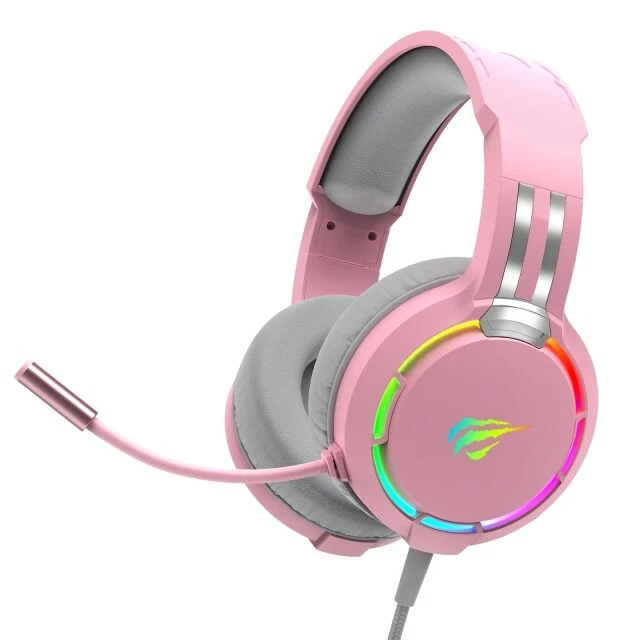 Cascos con micr fono Gamer Auriculares profesionales RGB