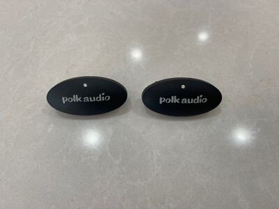 POLK AUDIO SPEAKER LOGOS Badge ONE PAIR From  RT 1000P, RT 800, Rt 600