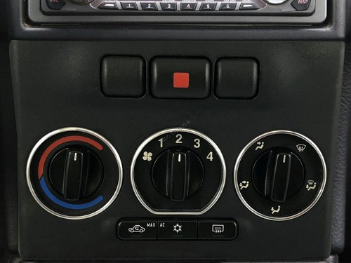 For Opel Vauxhall Zafira 99-05 Chrome Heater Surrounds Trim Rings Set Of 3 - Picture 6 of 8