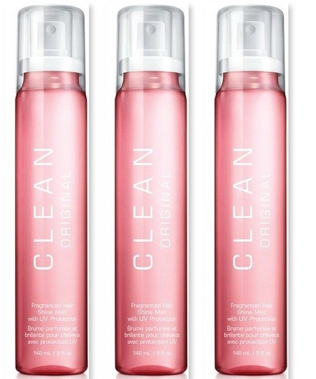 3 Clean Original FRAGRANCE HAIR SHNE MIST Fusion Beauty 5oz 