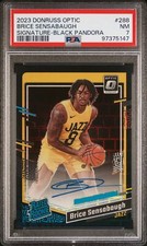 2023 PANINI DONRUSS OPTIC SIG-BLACK PANDORA #288 BRICE SENSABAUGH 4/25 PSA 7