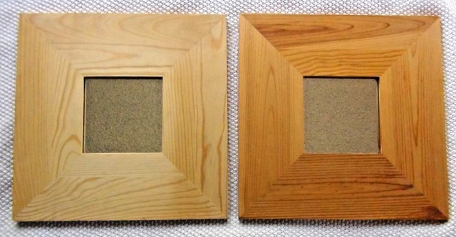 Ikea Malma 21883 Small Red Wood Square Wall Mirror Tile 10 26cm