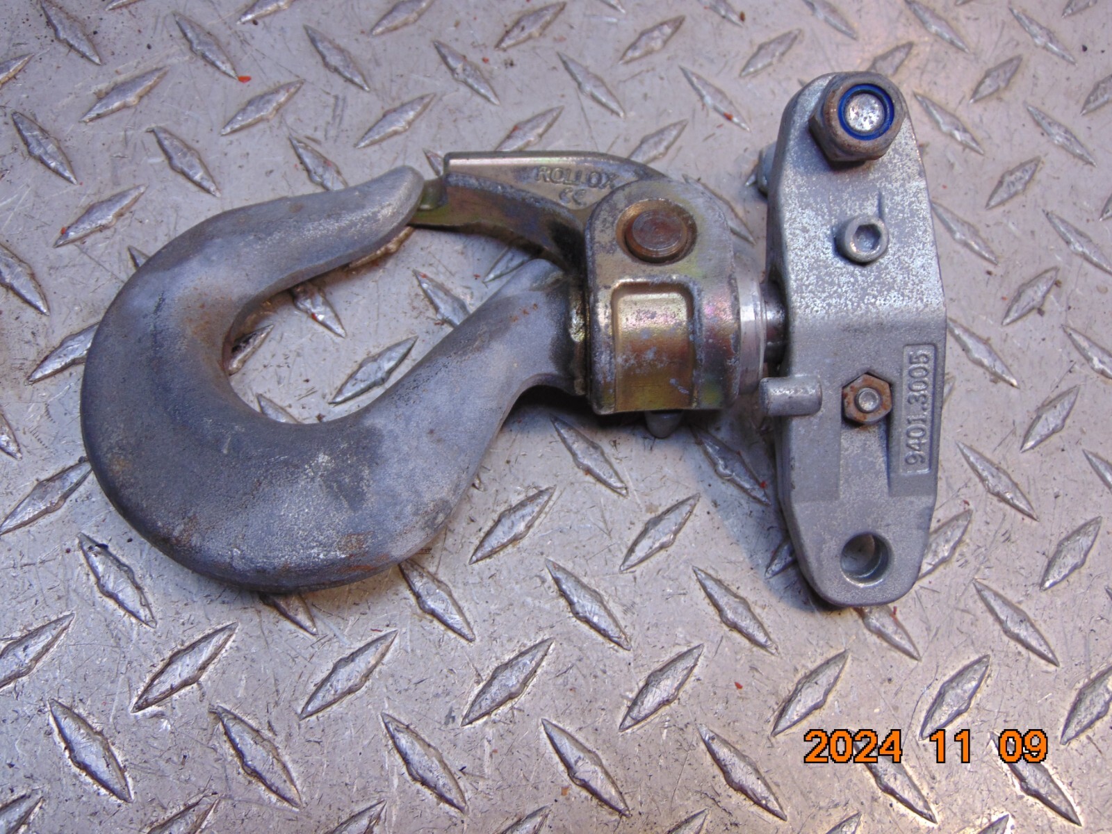 Crosby Bullard Shank Hook # 5 Chain Nest Swivel Rollox Hook ??