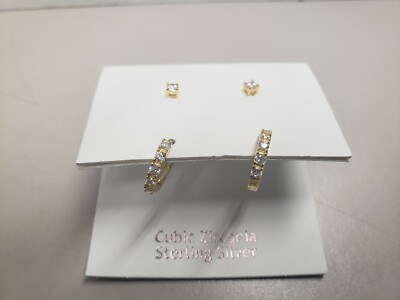 ETERNITY HOOP EARRINGS SET