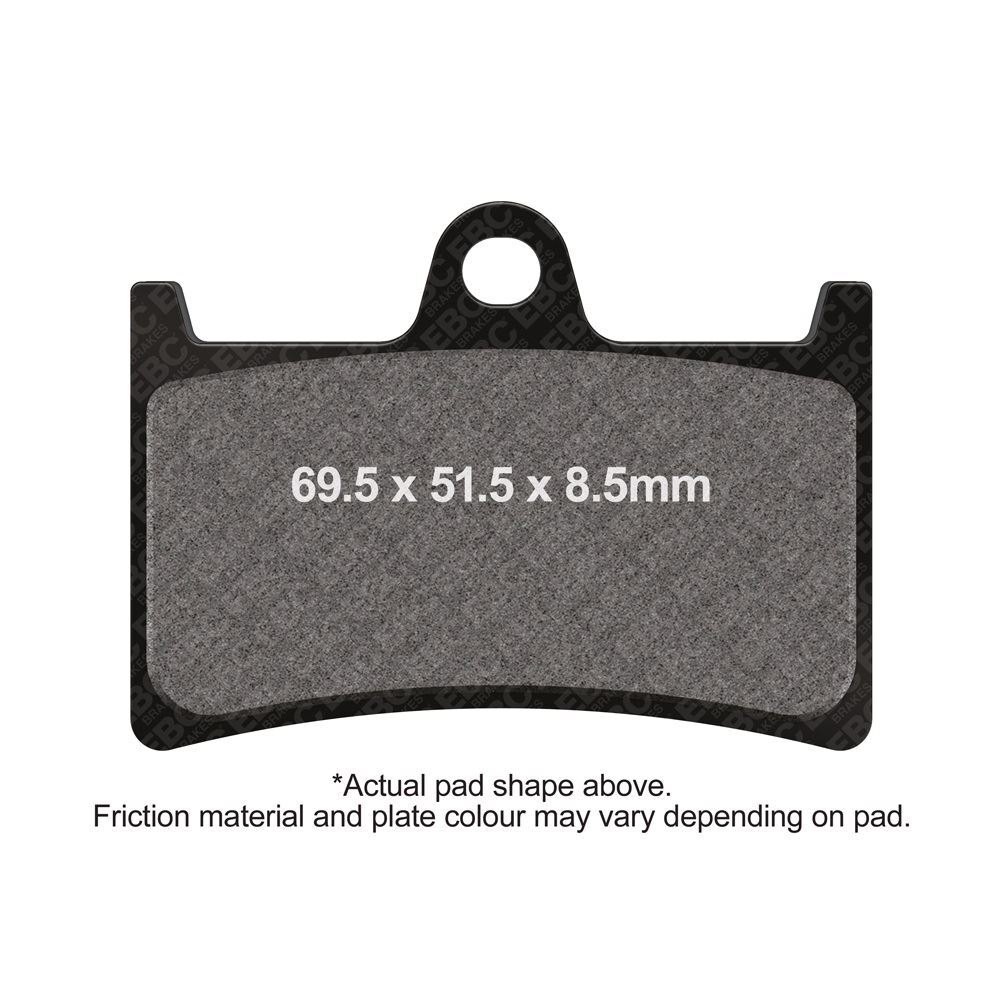 EBC Scoot Org Brake Pads BK (E391 E327) Front Left for Yamaha T-Max 560 2019-22