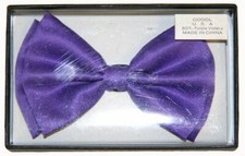 Adult Unisex Purple Dressup Tuxedo Bowtie For Fancy Dress or Halloween