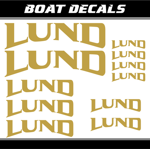 Lund boot aufkleber boat motorboot sticker Ersatz marine segelboot sportboot - Bild 4 von 9