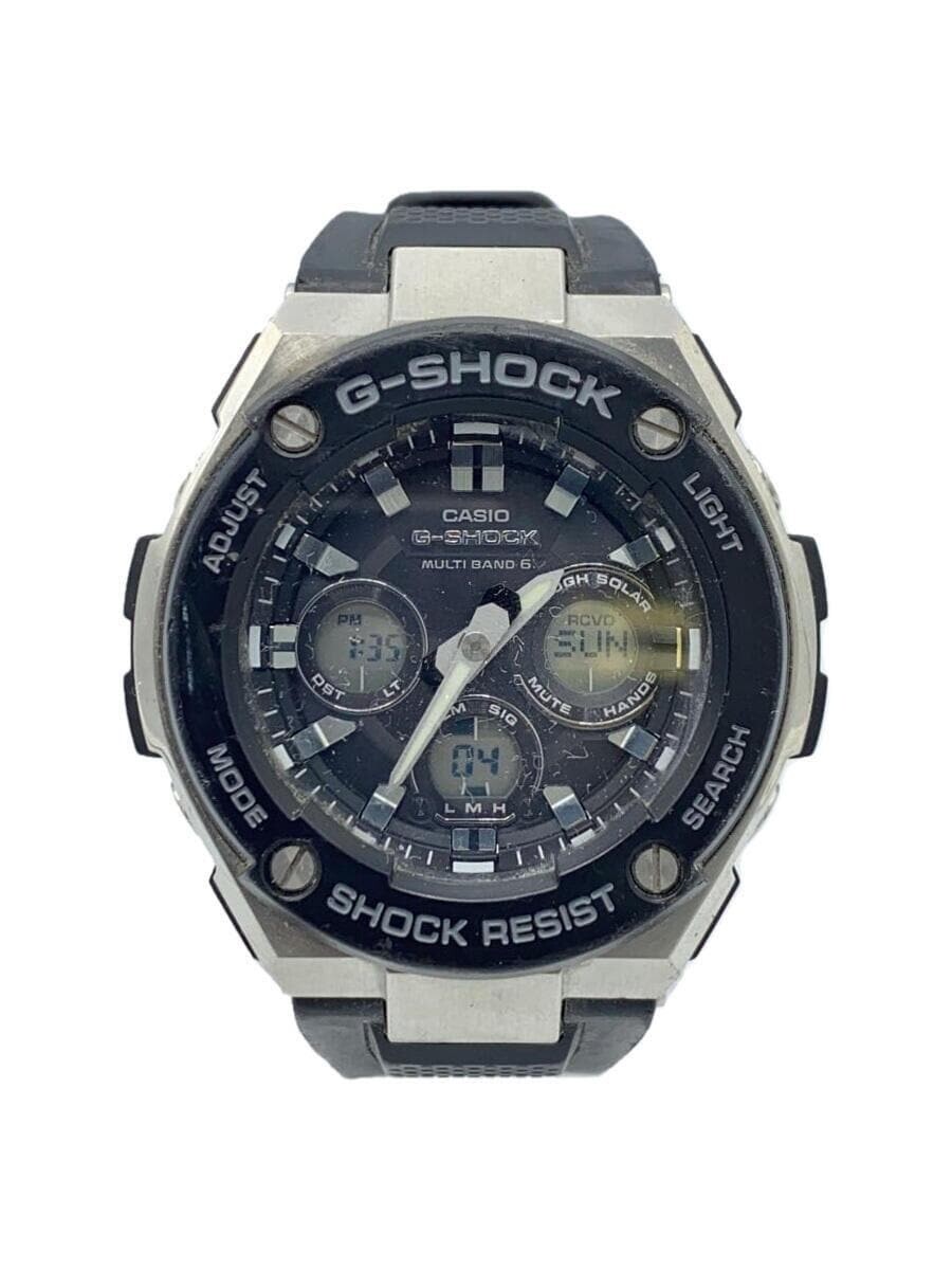 CASIO G-SHOCK GST-W300BD-1AJF Black Rubber Tough Solar CASIO G-SHOCK GST-W300BD-1AJF Black Rubber Tough Solar