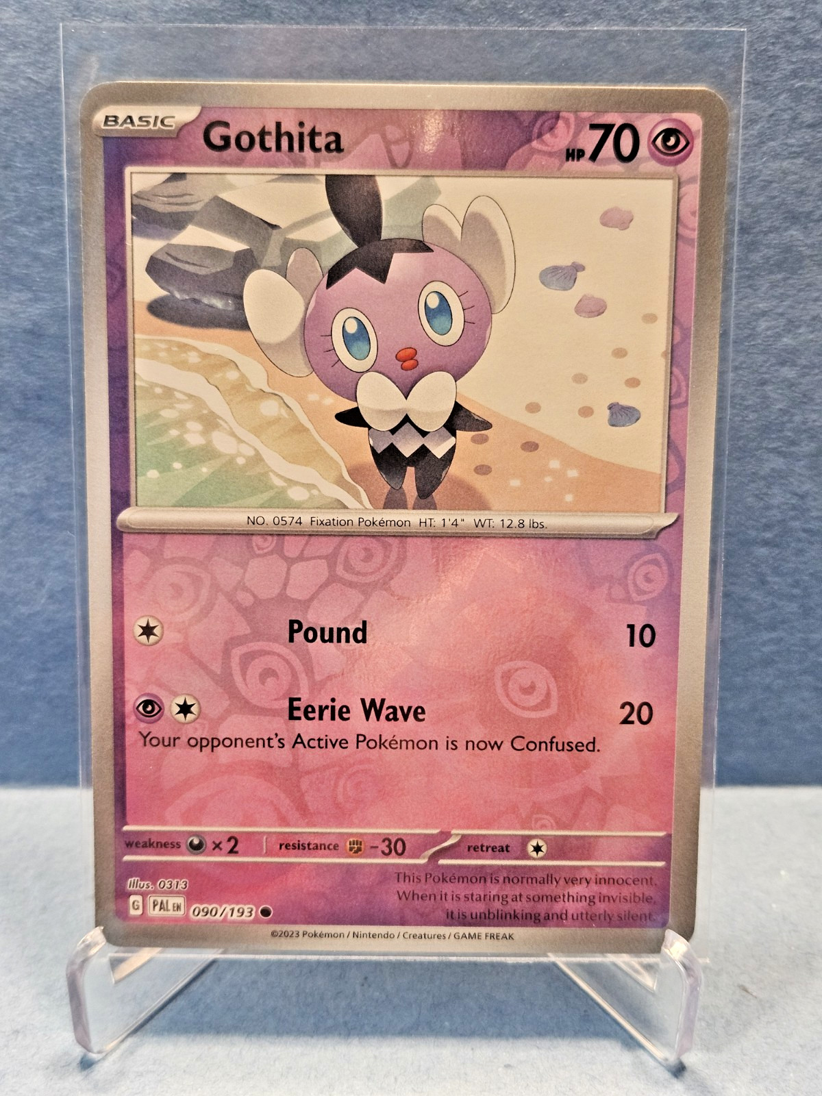 Gothita 090/193 Sv02: Paldea Evolved Reverse Holo Pokemon