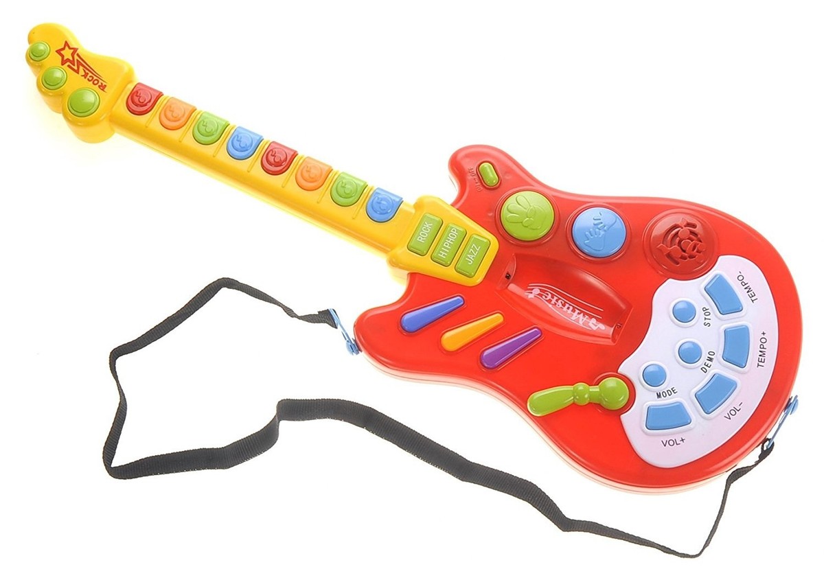 【中古】 Kiddus I キダスアイ / Rocking Rebel Electric All Star Guitar Toy with Light & Music Sound