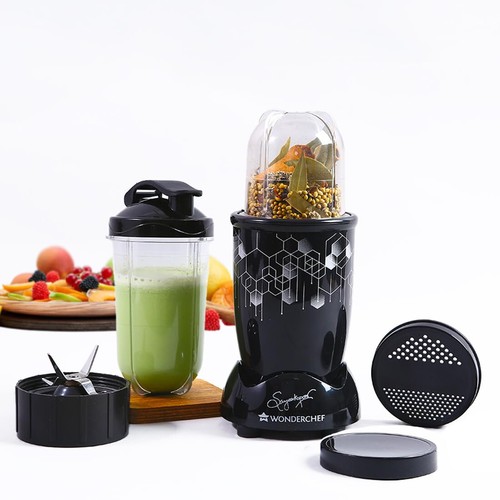 Wonderchef Nutri-blend 500W Juicer Mixer Grinder | Color -Black |2 JR. - 第 3/9 張圖片
