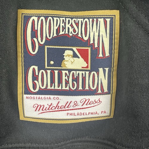 Mens Hoodie SZ 3XL MLB Mitchell & Ness Cooperstown Black White Blue New With Tag - 第 4/18 張圖片