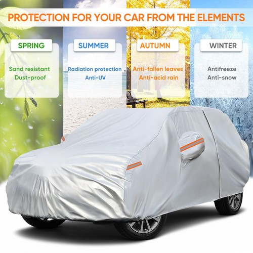 Cubierta de coche XXL SUV exterior impermeable protección contra el polvo resistente al sol para GMC Yukon - Imagen 9 de 14