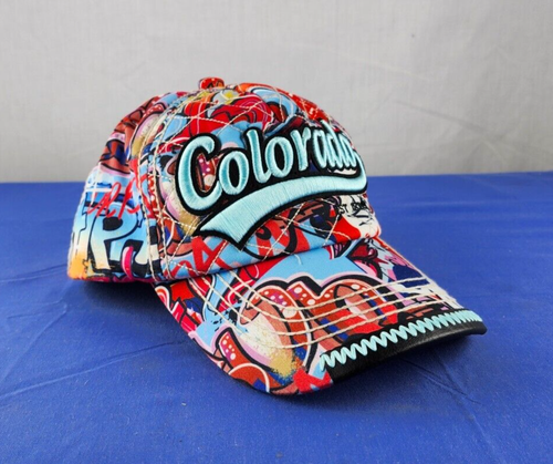 Robin Ruth Snapback Hat Cap Colorado Bright Graffitti Design Urban ...