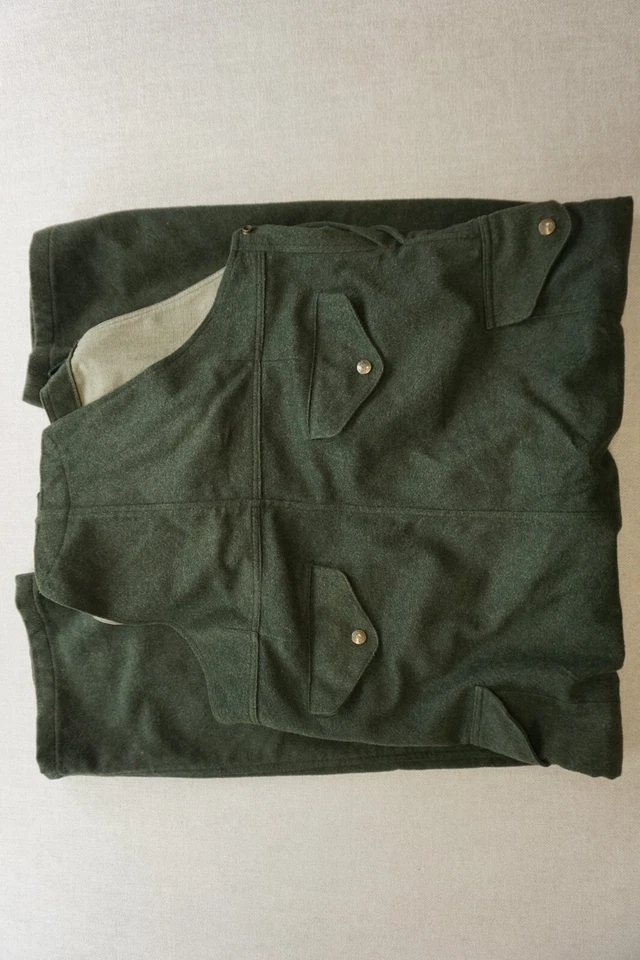 Napier Of London Original Green Moessmer Size 36 Wool Alpaca Bibs - Image 4 of 4