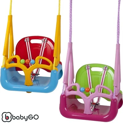 Kinderschaukel Babyschaukel Gartenschaukel 3 in 1 Baby Kinder BabyGo Doremi