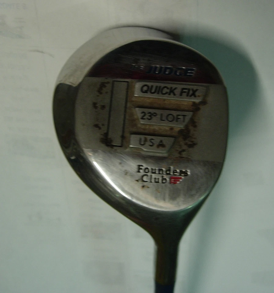 RARE NOS Founders Club 1993 JUDGE QUICK FIX Trouble Club 7W-23* Graphite RH-R - Image 2 of 4