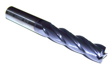 1/2" .500" CARBIDE END MILL 4 FLUTE EXTENDED FLUTE TiAlN Coated YG1 08593TF