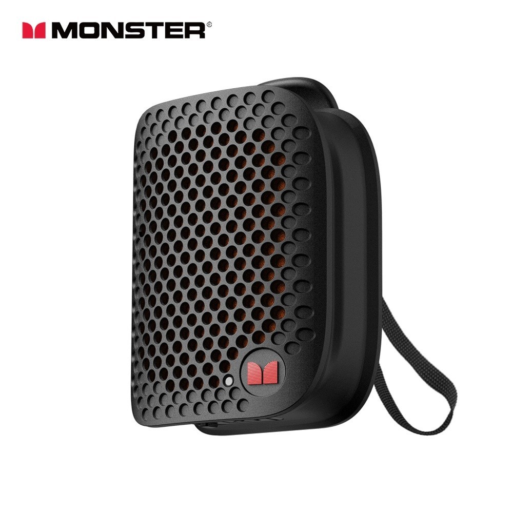 Monster M3 Magnetic Clip On Mini Bluetooth Speaker V5.4 Portable Outdoor Bass