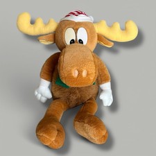 Vtg Bullwinkle 1996 Plush Macy's Cartoon 25" Stuffed Animal Large Moose READ