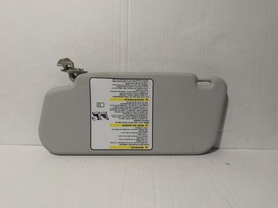 2015 FIAT 500 Passenger Sun Visor Used 4DR SUV Black OEM 268-12332R