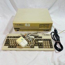 NEC PC-9801UX Computer w/ Keyboard Mouse Power On Tested Junk
