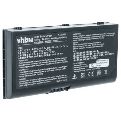 Akku für Asus F70sl F70s F70 G71gx G71g G71 G72g G72 G71vg G71v 4400mAh 14,8V