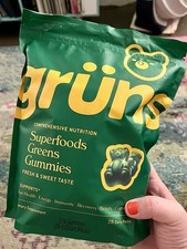 gr ns Superfoods Greens Gummies Vegan Gluten-Free Nut-Free Dairy-Free 224 ct