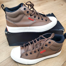 Converse CTAS Malden Street Boot Mid Mens 9 Brown Water Repellent Lined A13225
