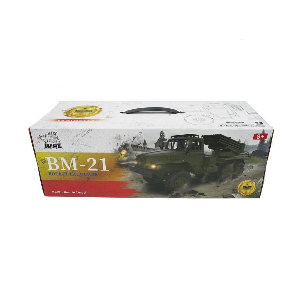 WPL BM-21 1:16 Rocket Launcher RC Car Mini Truck Remote Control Car Kids Toy